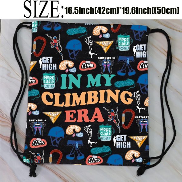 JYTAPP In My Climbing Era Drawstring Bag Moutain Climbing Gift Rock - Image 5