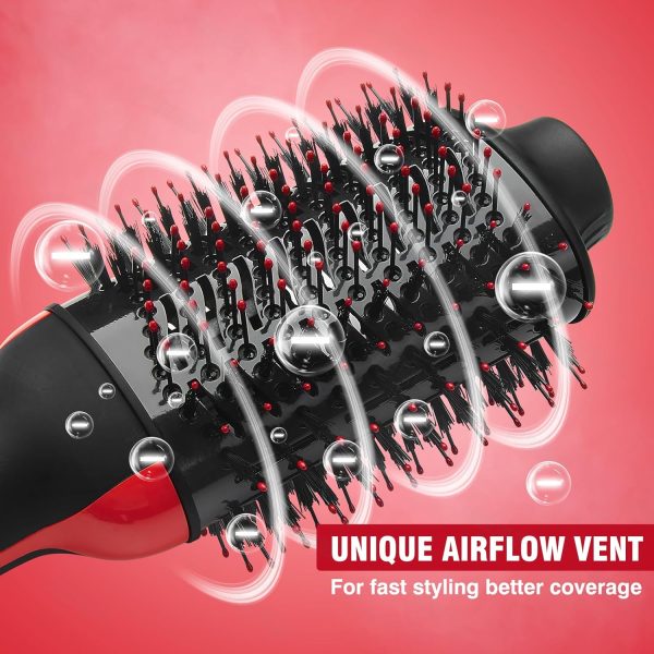 Hot Air Brush Hair Brush Dryer Blow Dryer Brush in One Step 4 in 1 Styling - Image 2