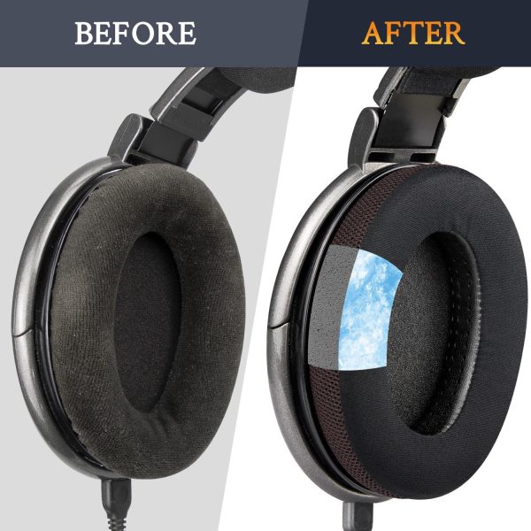 SOULWIT Cooling-Gel Earpads Cushions Replacement for Sennheiser HD650, - Image 7
