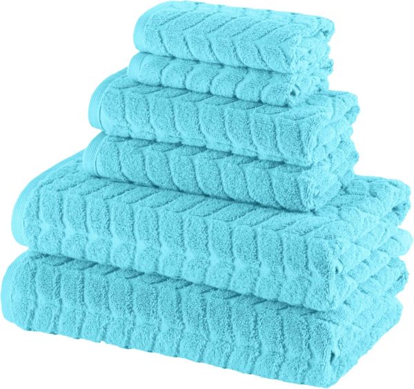 Elegant Comfort Luxury 6-Piece 100% Turkish Cotton Jacquard Braided - Image 7