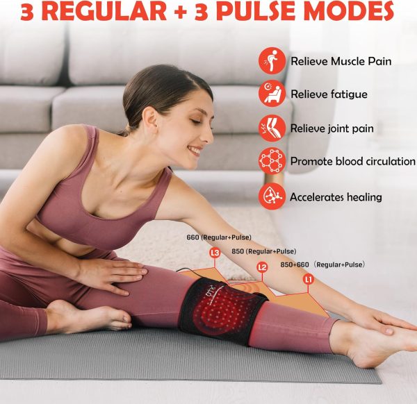 UTK Red Light Therapy for Body Pain Relief, 660 & 850 nm Infrared Light - Image 5