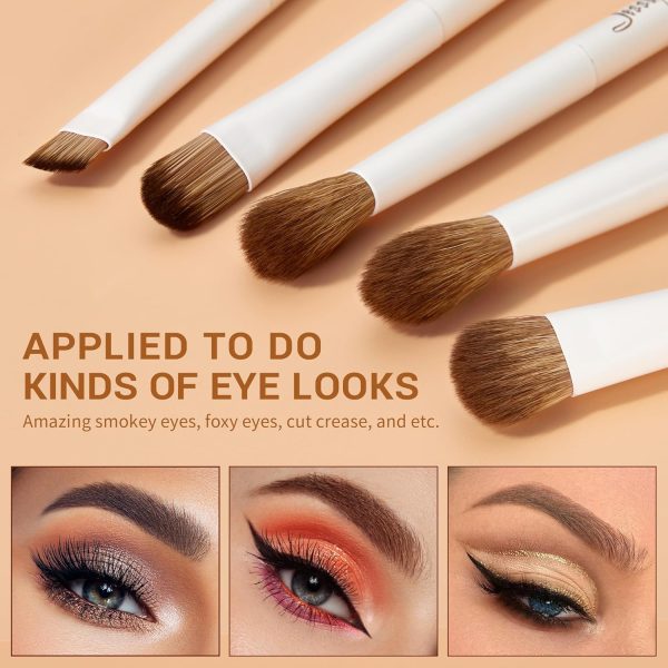 Jessup Makeup Brushes 14Pcs Makeup Brush Set Premium Synthetic Powder - Image 5