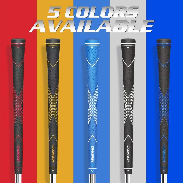 CHAMPKEY Premium Rubber Golf Grips 13 Pack | High Traction and Feedback - Image 7