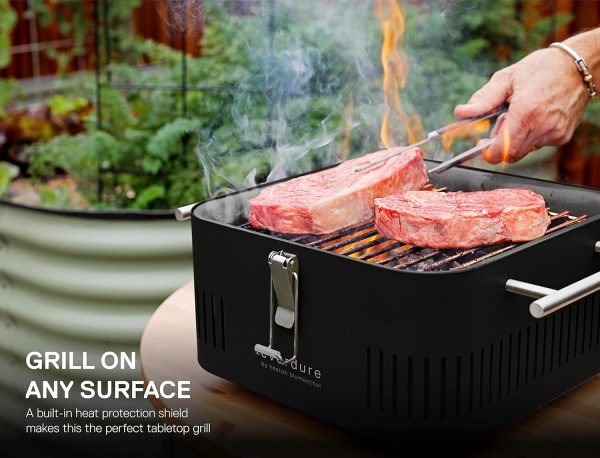 Everdure CUBE Portable Charcoal Grill, Tabletop BBQ, Perfect Tailgate, - Image 5