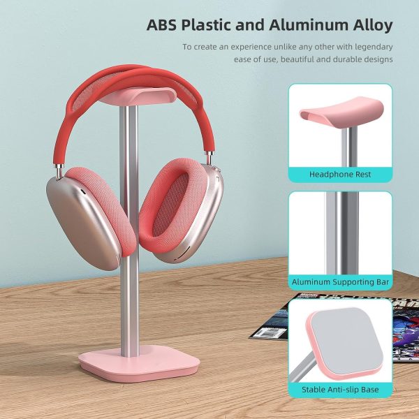 Cuifati Headphone Stand, Aluminum Desktop Headset Stand, Headset Earphone - Image 7