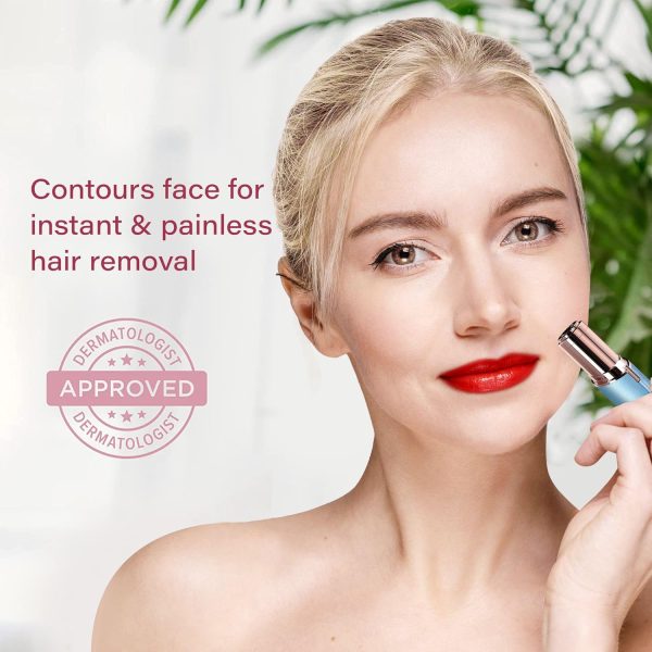 Facial Hair Removal for Women - Electric Razor Device, Small Dermaplaning - Image 3