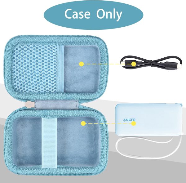 khanka Hard Case Replacement for Anker 3-in-1 Power Bank USB C Charger - Image 2