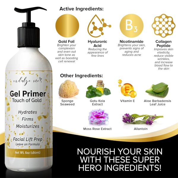 Conductive Gel - Facial Hydrating Leave-On Gel Primer, Hyaluronic Acid, - Image 6