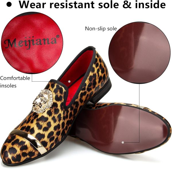 Meijiana Loafers for Men Men’s Loafers Shoes Wedding Dress Shoes Party - Image 3