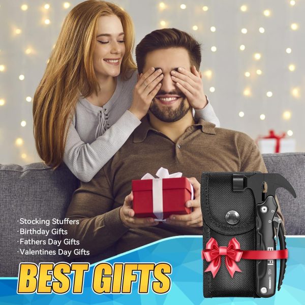 Valentine's Day Gifts for Him, 12 in 1 Multitool Hammer, Multitool Gifts - Image 6