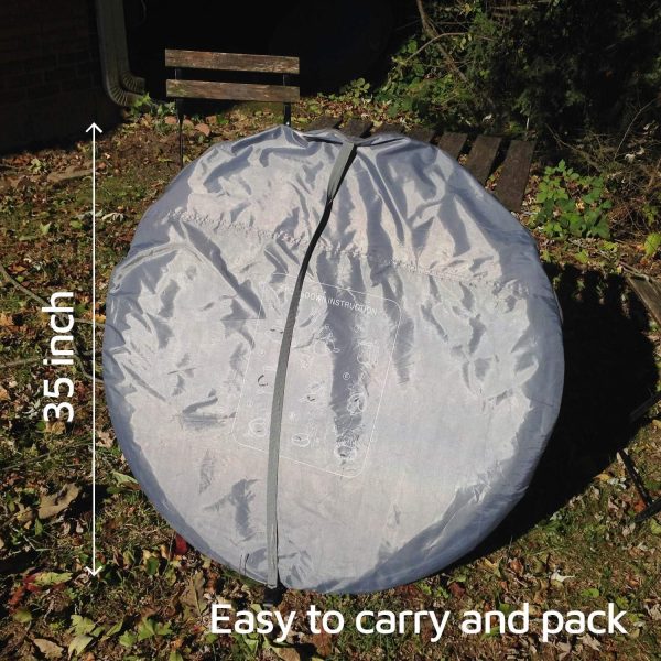 4 Person Easy Pop Up Tent,9.5’X6.6’X52'',Waterproof, Automatic Setup,2 - Image 6