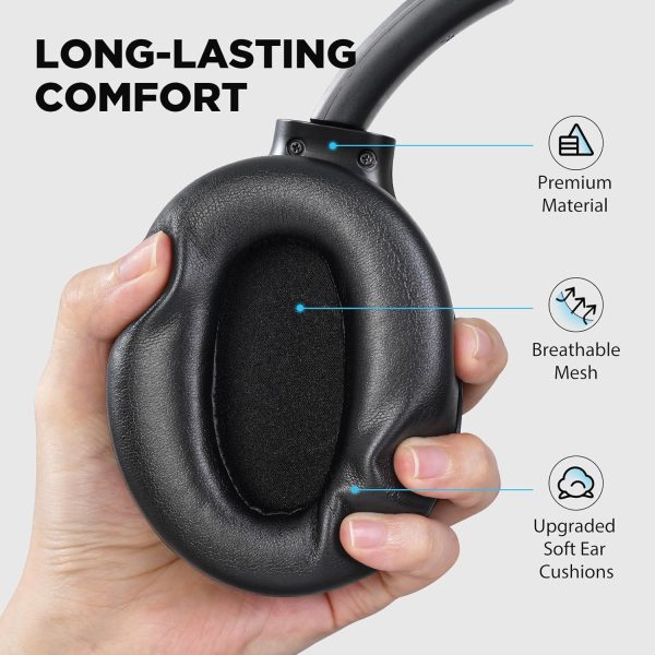 Hybrid Active Noise Cancelling Headphones, Bluetooth Headphones Wireless - Image 5