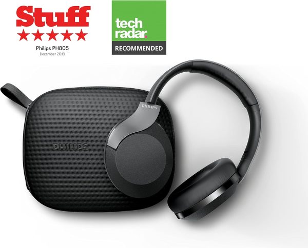 PHILIPS PH805 Active Noise Canceling (ANC) Over Ear Wireless Bluetooth - Image 14
