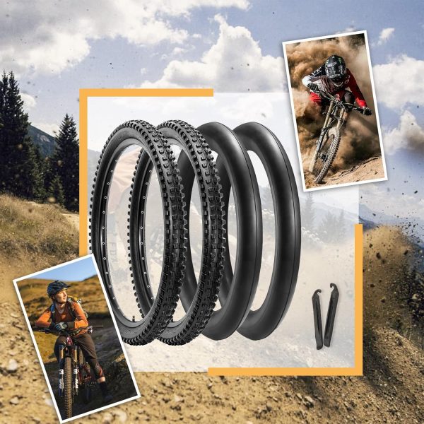 Hycline Mountain Bike Tires Set: 2 Pack 26/27.5/29x2.4 Inch Heavy Duty - Image 7