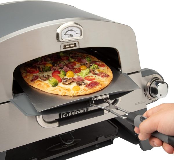Cuisinart CGG-403 3-in-1 Grill, Griddle and Pizza Oven, Stainless Steel - Image 8