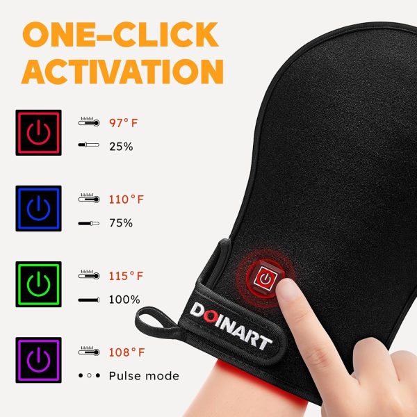 Red Light Therapy Device for Hands, Near Infrared Light Therapy Glove, for - Image 4