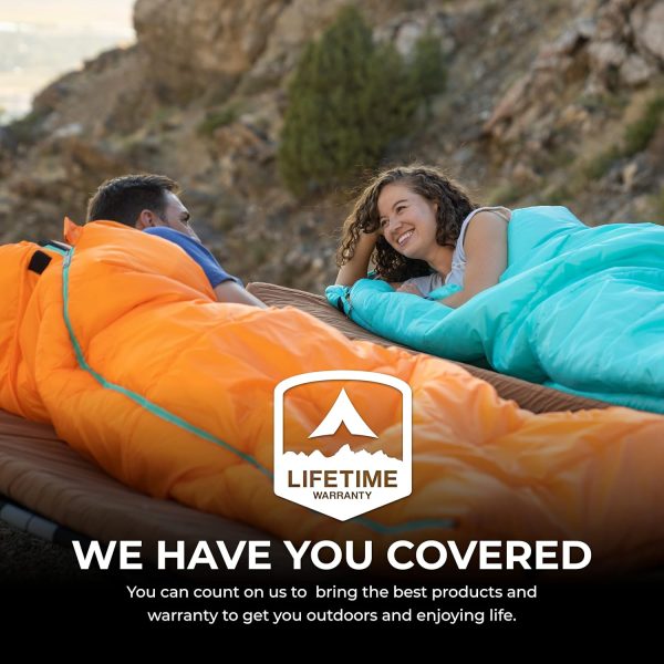 Teton Celsius Regular, -25F, 20F, 0F Degree Sleeping Bags, All Weather Bag - Image 6