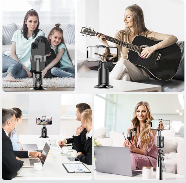 Auto Tracking Phone Holder, Auto Face Tracking Tripod, Portable All-in-one - Image 8