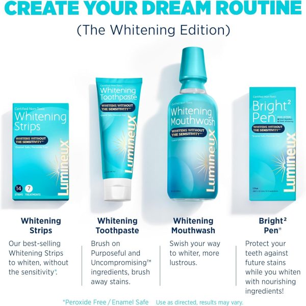Lumineux Teeth Whitening Strips 7 Treatments - Enamel Safe - Whitening - Image 5