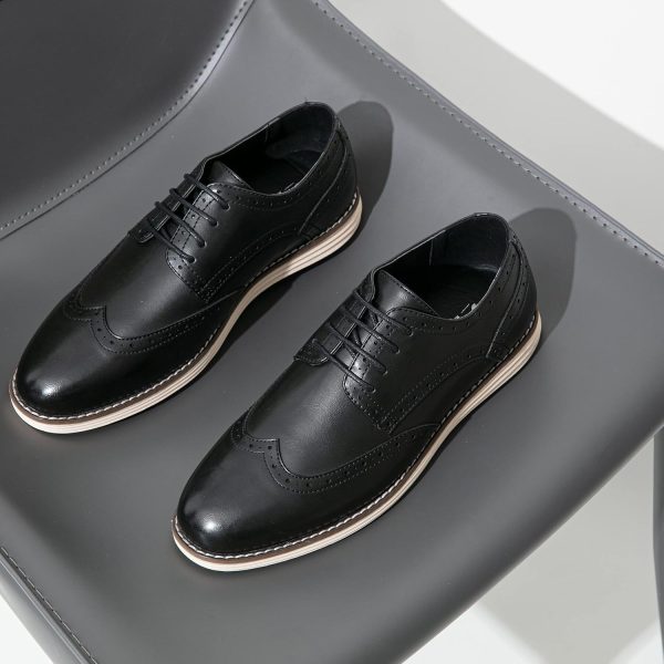 Vostey Men's Casual Dress Shoes Oxford Shoes Business Dress Dress Shoes for - Image 2