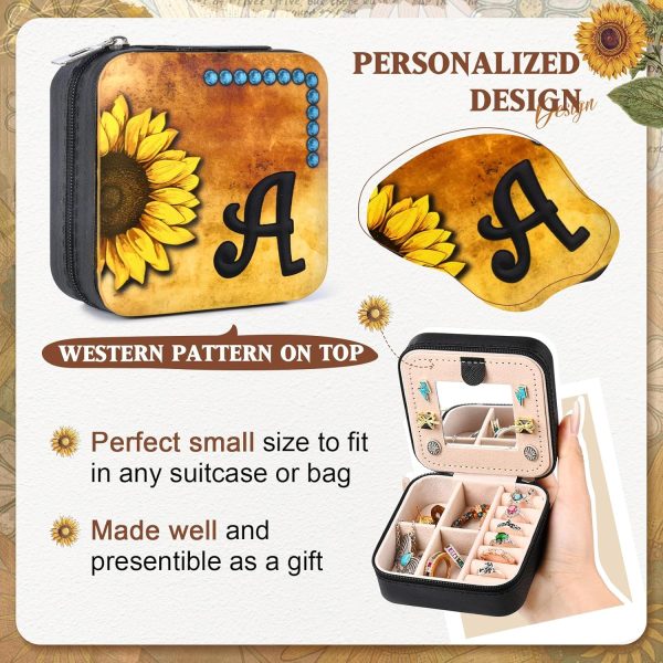 CEELGON Western Travel Jewelry Box Case Teenage Girls Gifts Cowgirl Stuff - Image 2