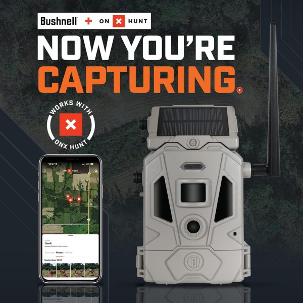 Bushnell CelluCORE 20 Solar Trail Camera, Dual Sim Low Glow Hunting Game - Image 4