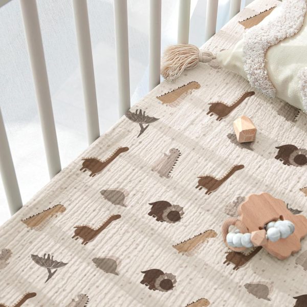 Lulu moon Muslin Crib Sheets - Fitted Crib Mattress Sheets for Boys and - Image 7