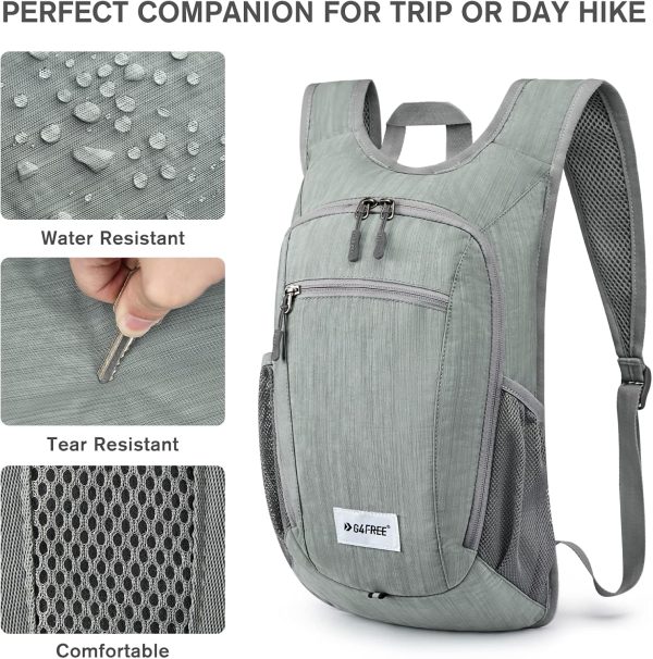 G4Free 10L/15L Hiking Backpack Lightweight Packable Hiking Daypack Small - Image 4