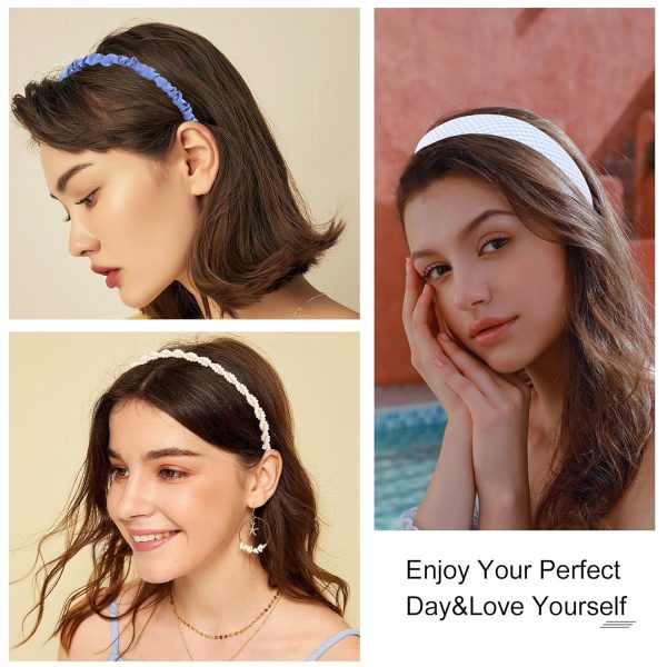 AMCAMI Fashion Headbands for Women Girls 8 Pcs Fashion Hair Accessories Set - Image 2