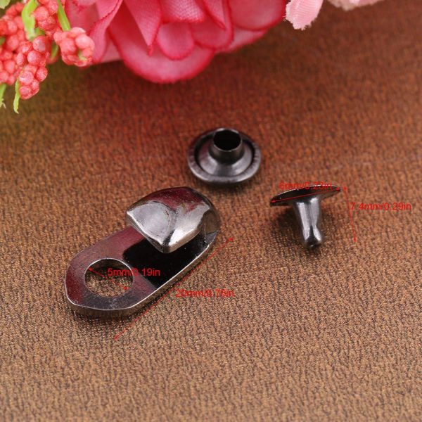 Boot Lace Hooks, Shoelace Buckles, Boot Eyelet Repair Kit, Shoe Lace Hooks - Image 8