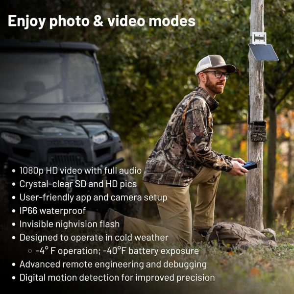 Y2 4G Cellular Trail Camera from Yellowstone.ai - Bundle with Solar Panel - Image 7