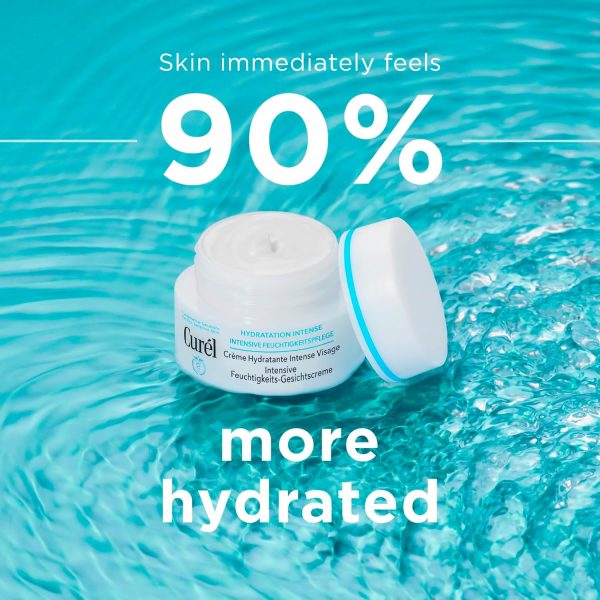 Curel Japanese Skin Care Intensive Face Moisturizer Cream, Face Lotion for - Image 4