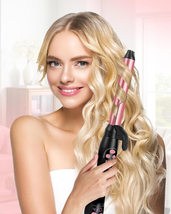 Ufree Rotating Curling Iron 1 Inch, Curling Wand, Automatic Hair Curler - Image 7