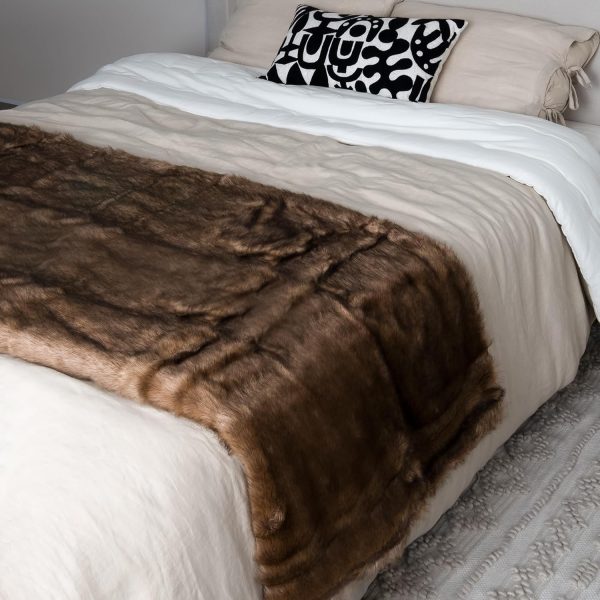Best Home Fashion Heavyweight Super Soft Luxury Faux Fur Throw Blanket - - Image 5