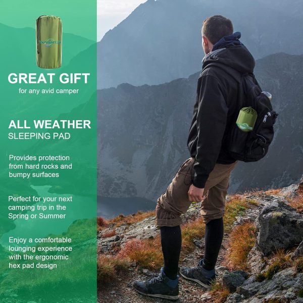 WANNTS Sleeping Pad, Ultralight Inflatable Sleeping Pad for Camping, - Image 7