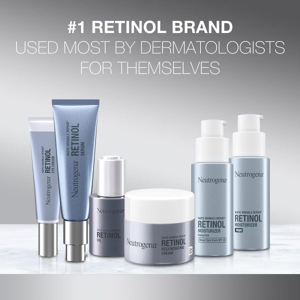 Neutrogena Retinol Eye Cream for Dark Circles, Rapid Wrinkle Repair, Daily - Image 8
