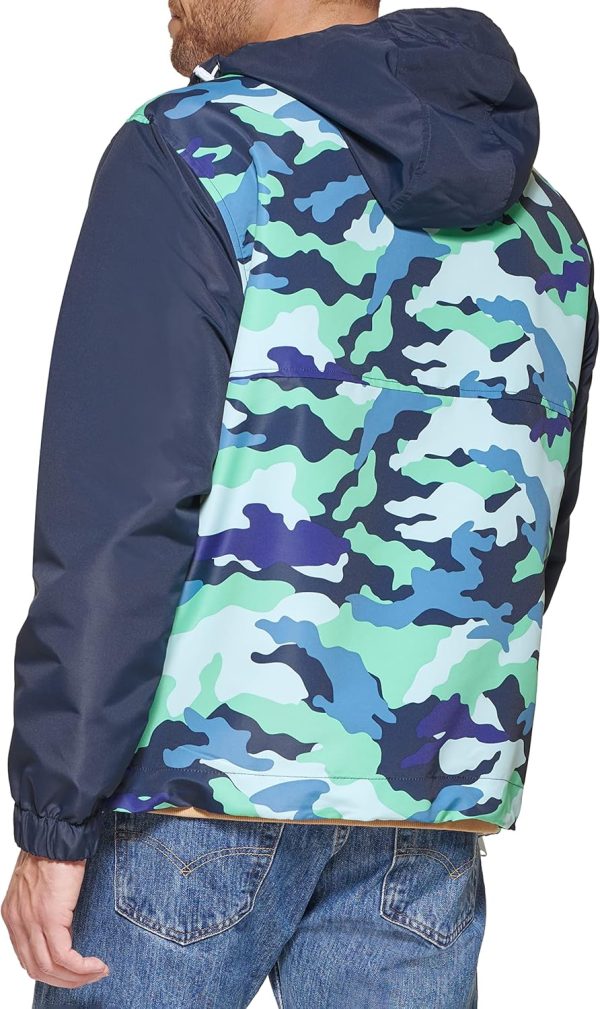Tommy Hilfiger Men's Retro Lightweight Taslan Hooded Popover Water - Image 4