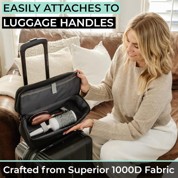 Hair Tools Travel Bag With Heat Resistant Mat for Curling Irons, - Image 5