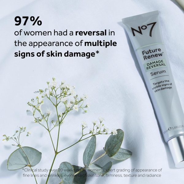 No7 Future Renew Damage Reversal Skincare Set - Anti Aging Face Serum (.33 - Image 9