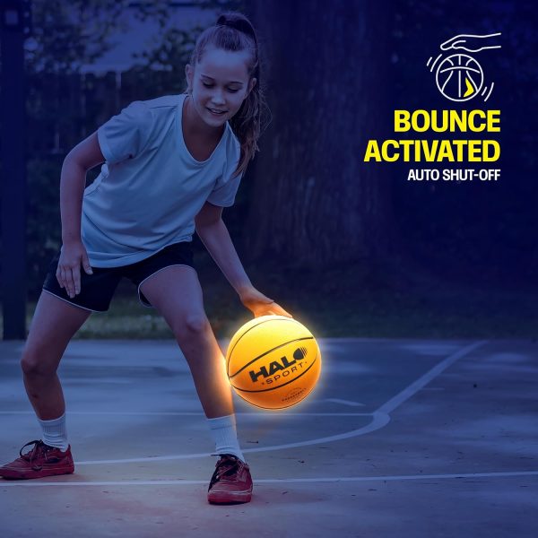 Rechargeable Light Up Basketball Ball - Glow in The Dark Basketball - Image 2