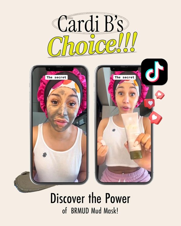Cardi B Body Mud Mask Recovery Relief Mud Clay - Hydrating & Moisturizing - Image 2