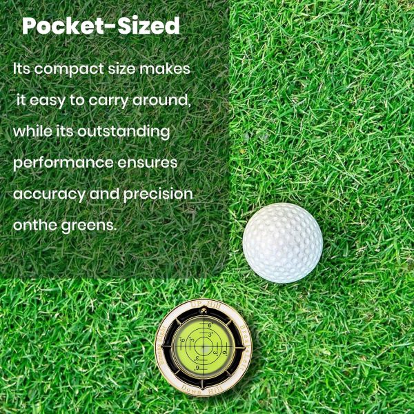 Ddaowanx Golf Green Reader, Golf Ball Marker with High Precision Horizontal - Image 5