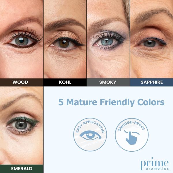 PrimeEyes Glide Eyeliner for Mature Women – Water-Resistant, Long-Stay and - Image 7