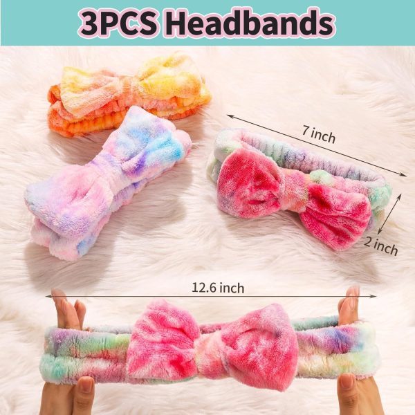 LEOBRO Spa Headband, Skin Care Headband, Makeup Headbands for Women Teen - Image 3