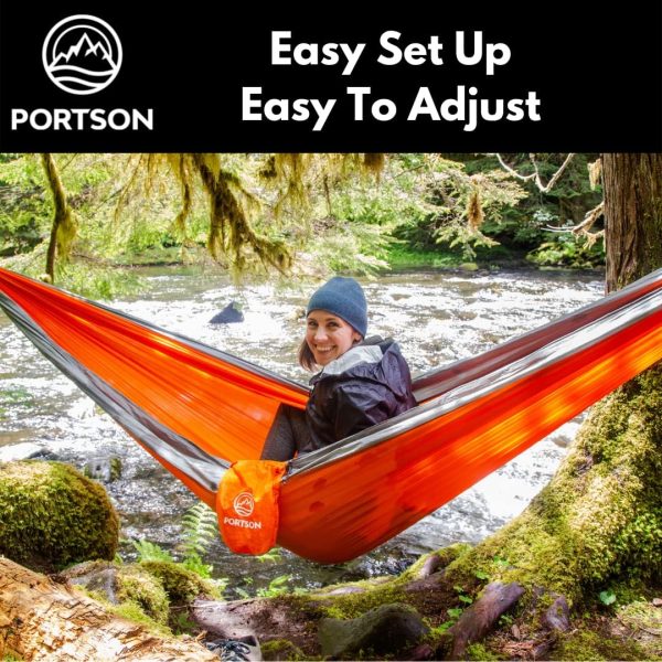 Camping Hammock - Based in Madison - Double Hammock for Backpacking, - Image 2