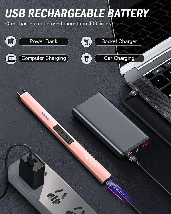 Electric Candle Lighter Rechargeable Lighters - Valentines Day Gifts for - Image 3