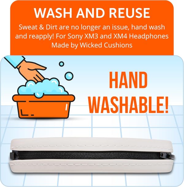 WC BandZ XM3 / XM4 - Silicone Headband Cover for Sony WH1000XM3 & WH1000XM4 - Image 5