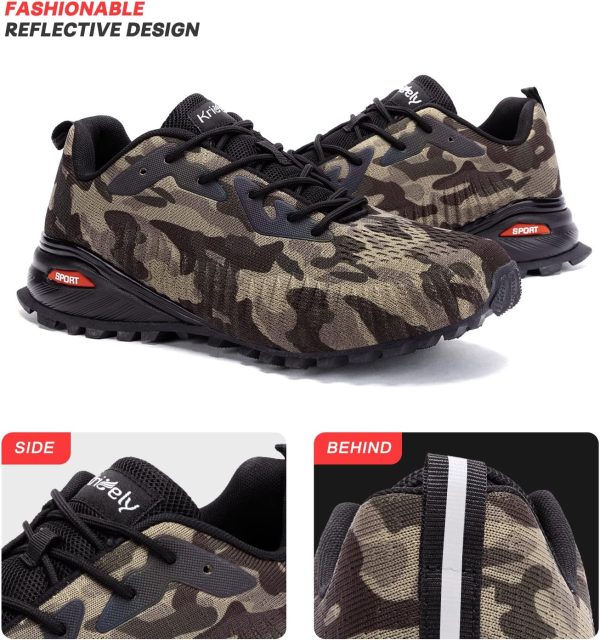 Kricely Men's Trail Running Shoes Fashion Walking Hiking Sneakers for Men - Image 7