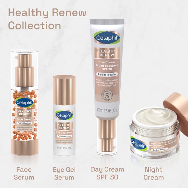 Cetaphil Healthy Renew Skin Tightening Night Cream 1.7 Oz, Wrinkle Repair - Image 5