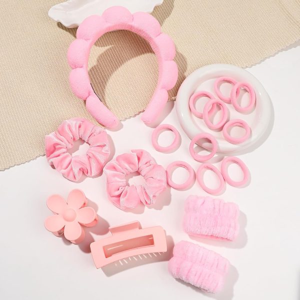 Ivyu Spa Headbands for Women Face Washing Pink Gifts for Women Self - Image 8